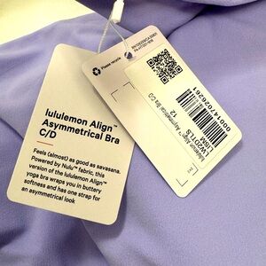 LAST CHANCE! Lulu Align Asymmetrical Bra C/D size 12